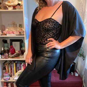 Black Sheer Camisole